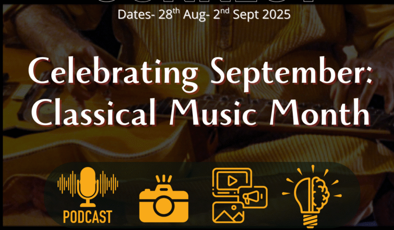 September – Classical Music Month: SAMVAAD Connect’s Dedication to Music and Mental Well-being